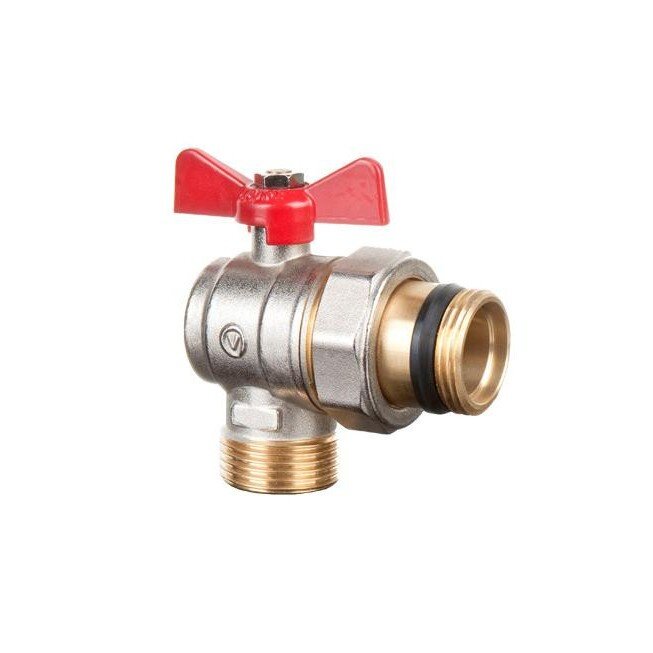 ZAWÓR KĄTOWY DN 25 (1") ONYX BASE Z PÓŁŚRUBUNKIEM - 1454120 - 2