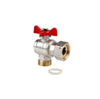 ZAWÓR ODCINAJĄCY KĄTOWY SPIN DN 15 (1/2") / Z OBRO - 1472930 - 2