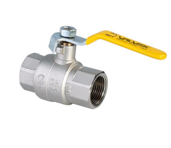 [1 szt.] ZAWÓR KULOWY GAZ 1/2" ORION WW RĄCZKA STAL / PEŁNO - 3412050 - 2