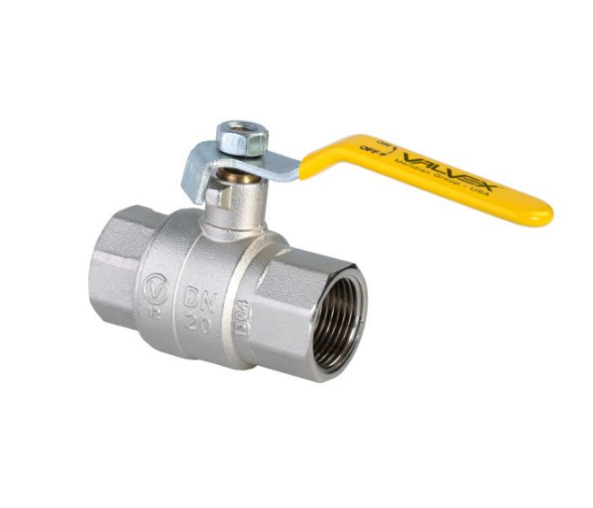 [1 szt.] ZAWÓR KULOWY GAZ 3/4" ORION WW RĄCZKA STAL / PEŁNO - 3413050 - 1