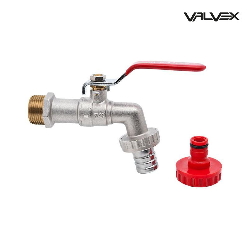 ZAWÓR CZERPALNY Valvex OLIGO DN 15 RĄCZKA STAL / ZŁĄCZKA - 1592200 - 1