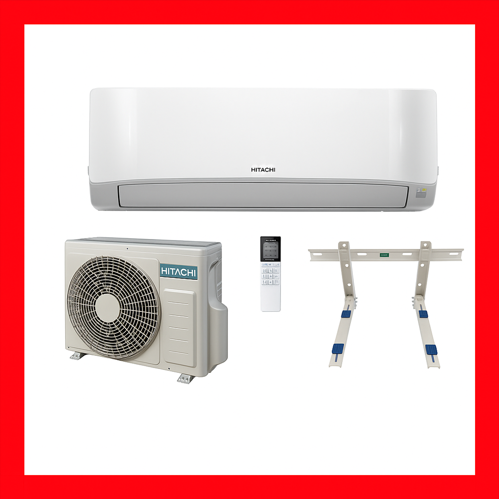 Klimatyzator Ścienny HITACHI airHOME 400 Split 2.5 kW  (Zestaw+Wspornik) - airHome 400-25_KIT - 12