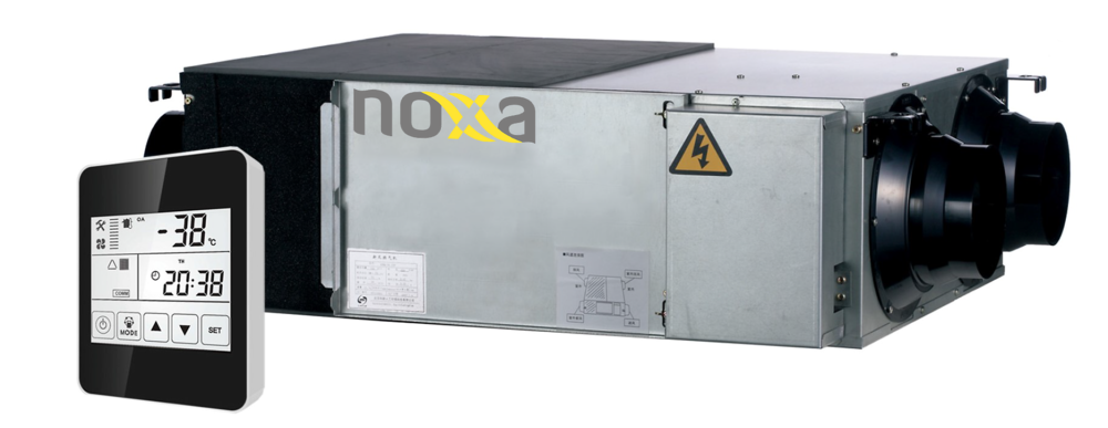 NOXA HX/NXERV-1500V1_ST2 Heat Recovery Ventilation Unit 1500 m&sup3;/h with Enthalpy Heat Exchanger and ST2 Controller - 1