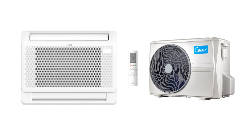 Midea Warmer Console Split Air Conditioner 3.5 kW (Set) – KMFAE-12N8-C2H - 1