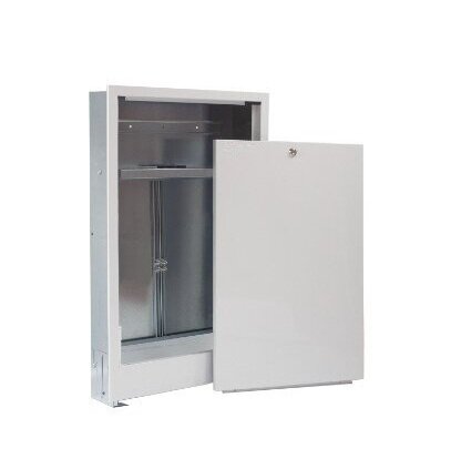 Flush-mounted cabinet with a cover and space for controlling 12 circuits (830/120/575) - ZPMS-5 - 1