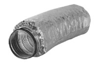 Flexible silencer 1000mm DN 160- TEA160-1000-AL - 1
