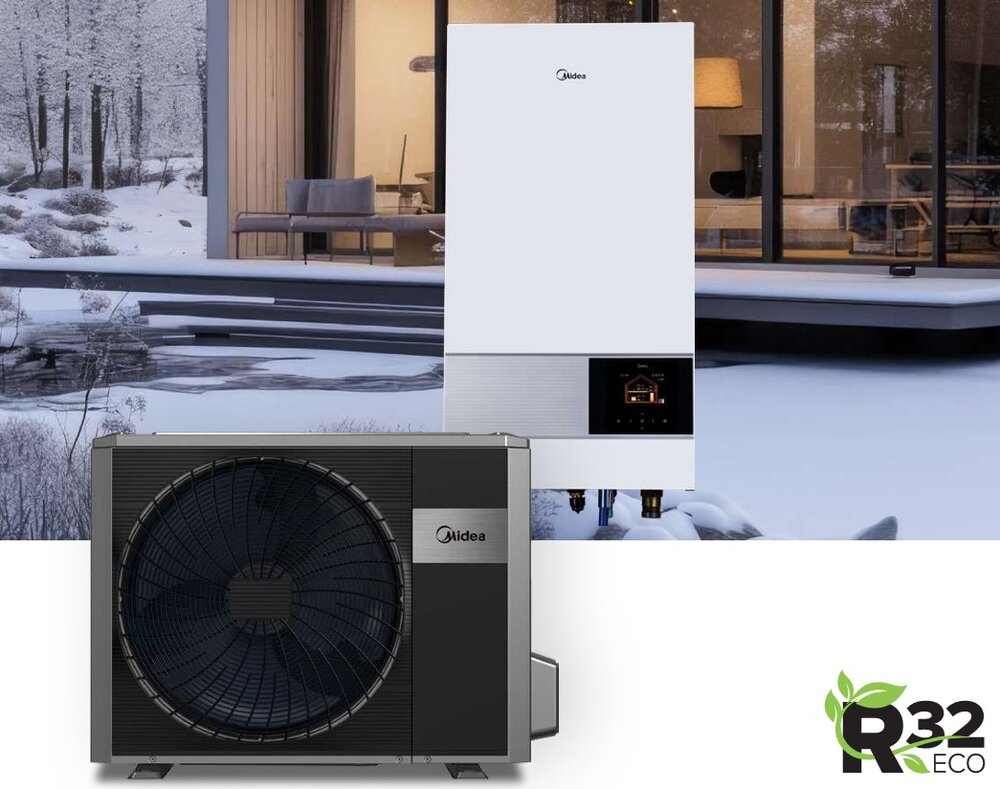 Air-to-Water PRO Split Heat Pump Midea M-Thermal 10 kW (Complete Set) – M-Thermal-10B1HB2 - 1