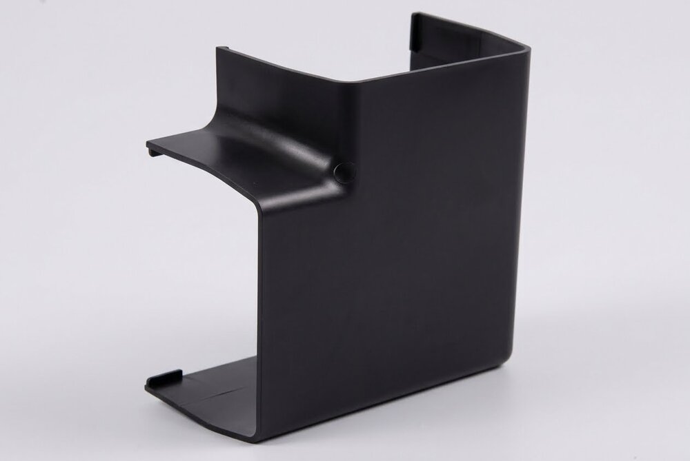 CASTEL Installation Elbow, Black, 80 mm Height (Accessories) – CCDFE80 BLACK - 1
