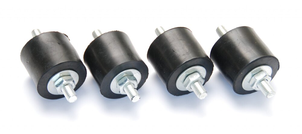 Amortyzator nośność do 150 kg CASTEL [4 szt.] do stosowania z wspornikami ściennymi i podłogowymi (Akcesoria) - BVDCY-M8 - 1