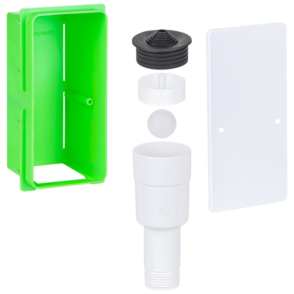 Syfon ITAL-PLAST [15 szt.] kolor biało-zielony do skroplin podytnkowy (Akcesoria) - PITAGORA-1-32 - 1