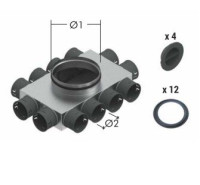Skrzynka rozdzielcza 12-8 x 75 / 200 / W.1 zestaw - SX-WS12X75/200SRZ - 1