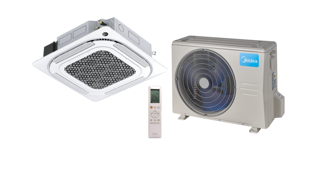 Klimatyzator kasetonowy MIDEA Slim Breezeless Split 7kW (Zestaw) - KMCD-24N8-D1 - 1