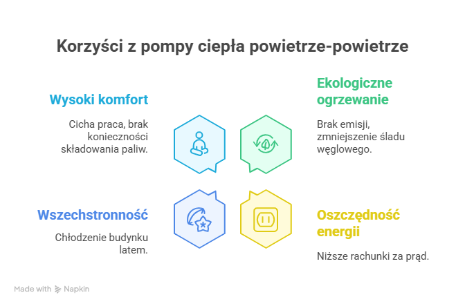 Dlaczego warto wybrać pompę ciepła powietrze-powietrze?