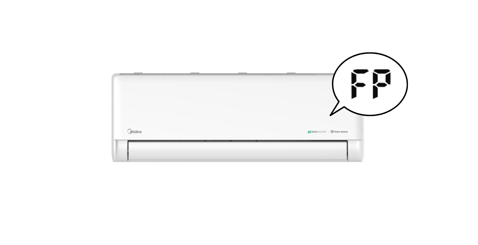 Komunikat „FP” na wyświetlaczu klimatyzatora - funkcja ochrony przed zamarzaniem