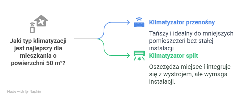 Klimatyzatory przenośne czy split?