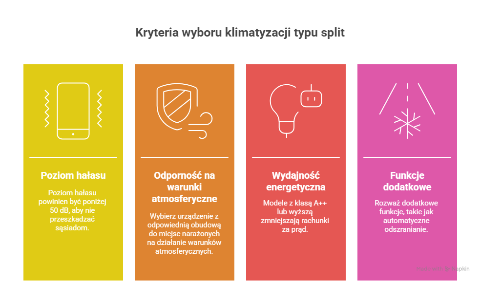 Kryteria wyboru klimatyzacji typu split
