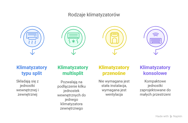 Rodzaje klimatyzacji